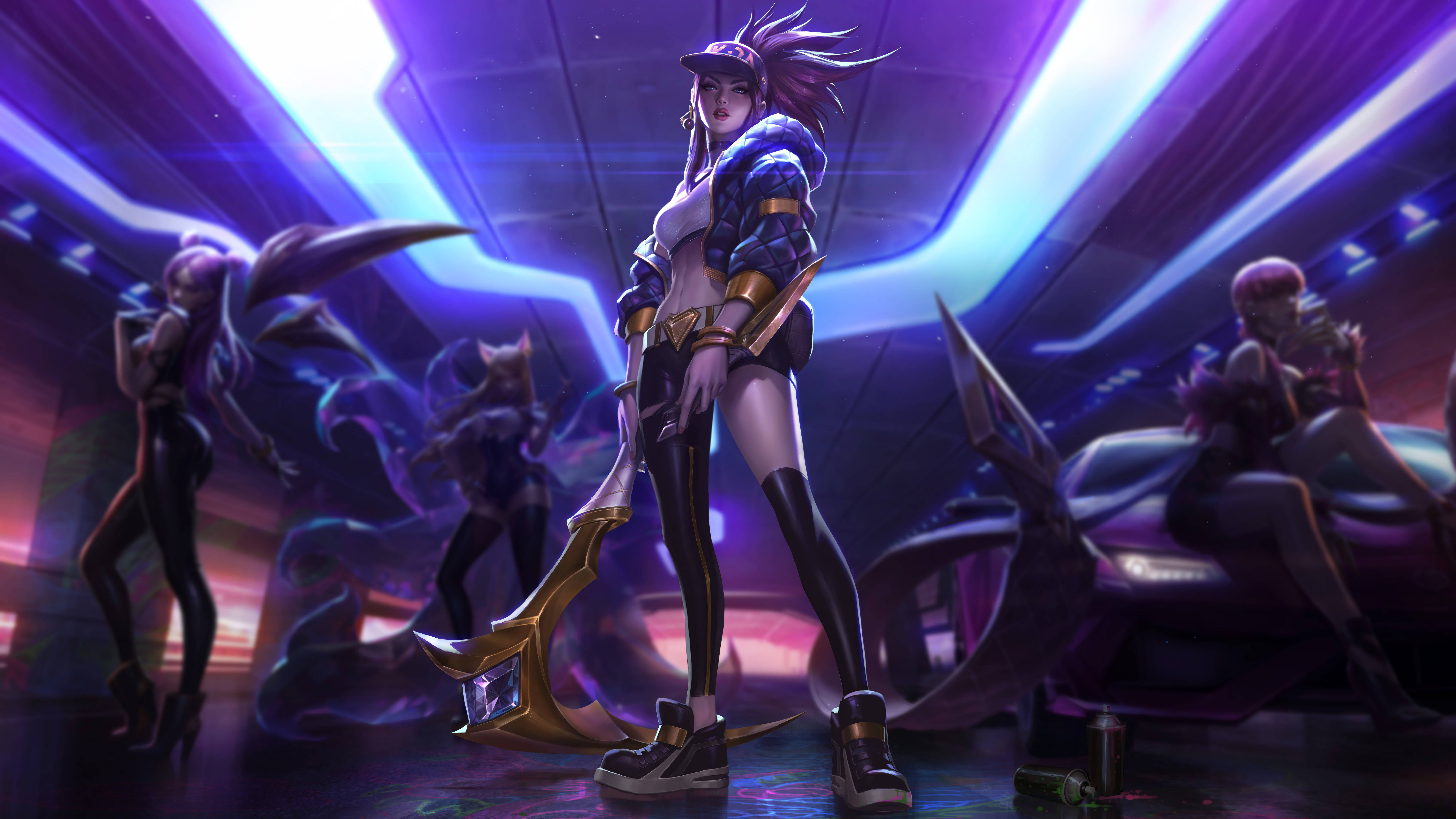 K/DA 阿卡莉《More》MTV 原版 壁紙