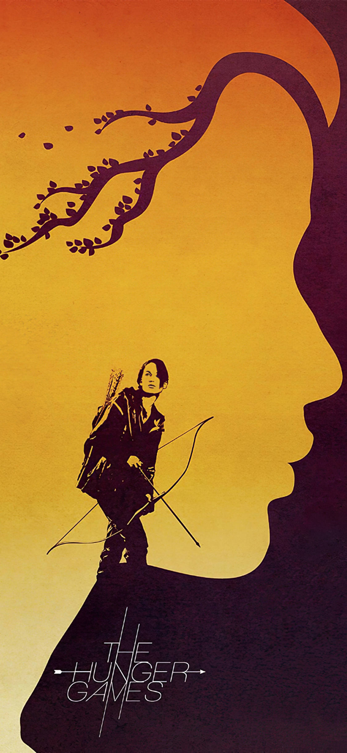 饥饿游戏 Katniss 矢量艺术 壁紙