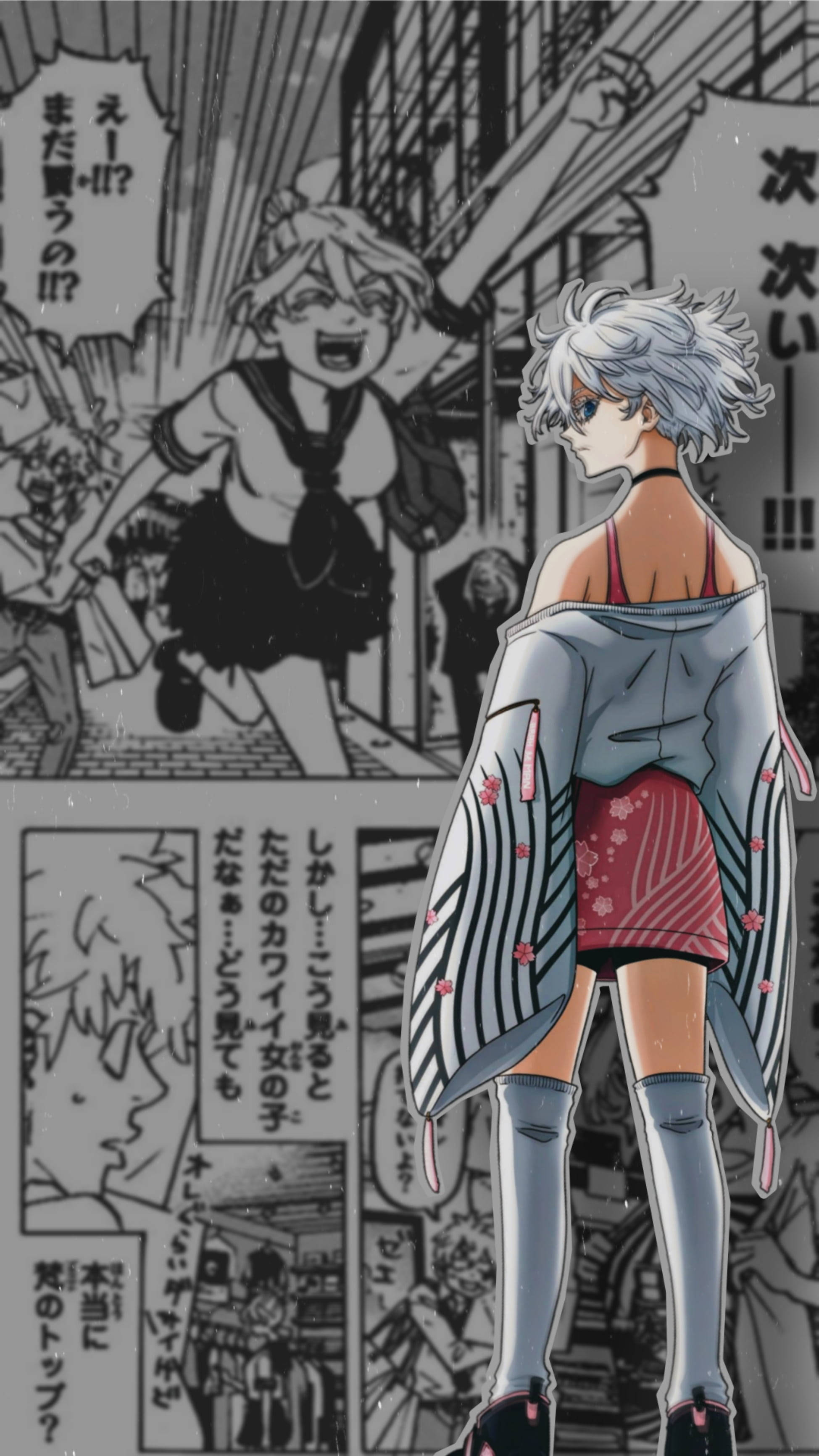 Kawaragi Senju 性感背部特寫 壁紙