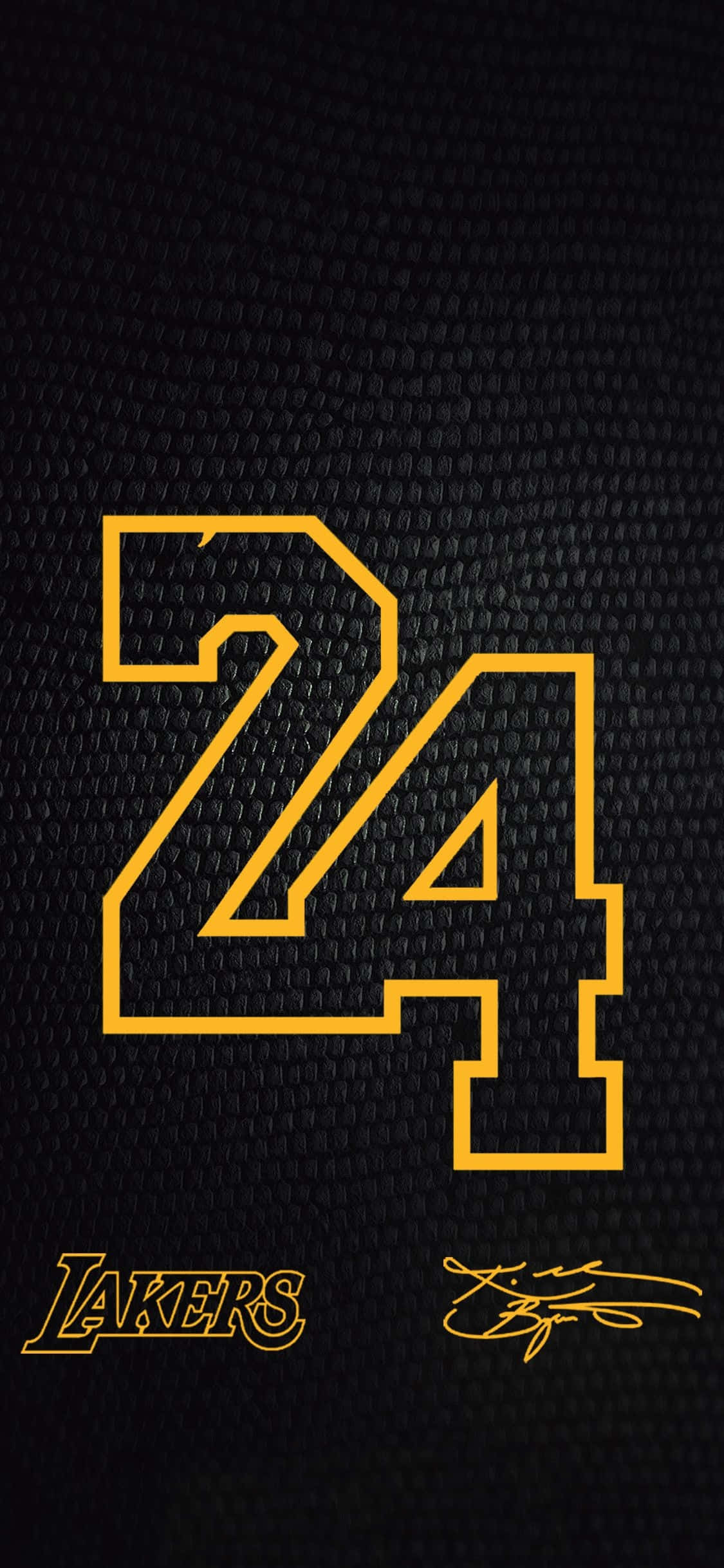Kobe Bryant的24號標誌 壁紙