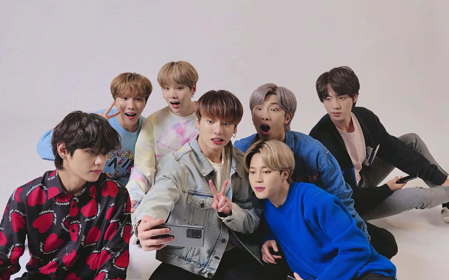 Kpop BTS 自拍照片 壁紙