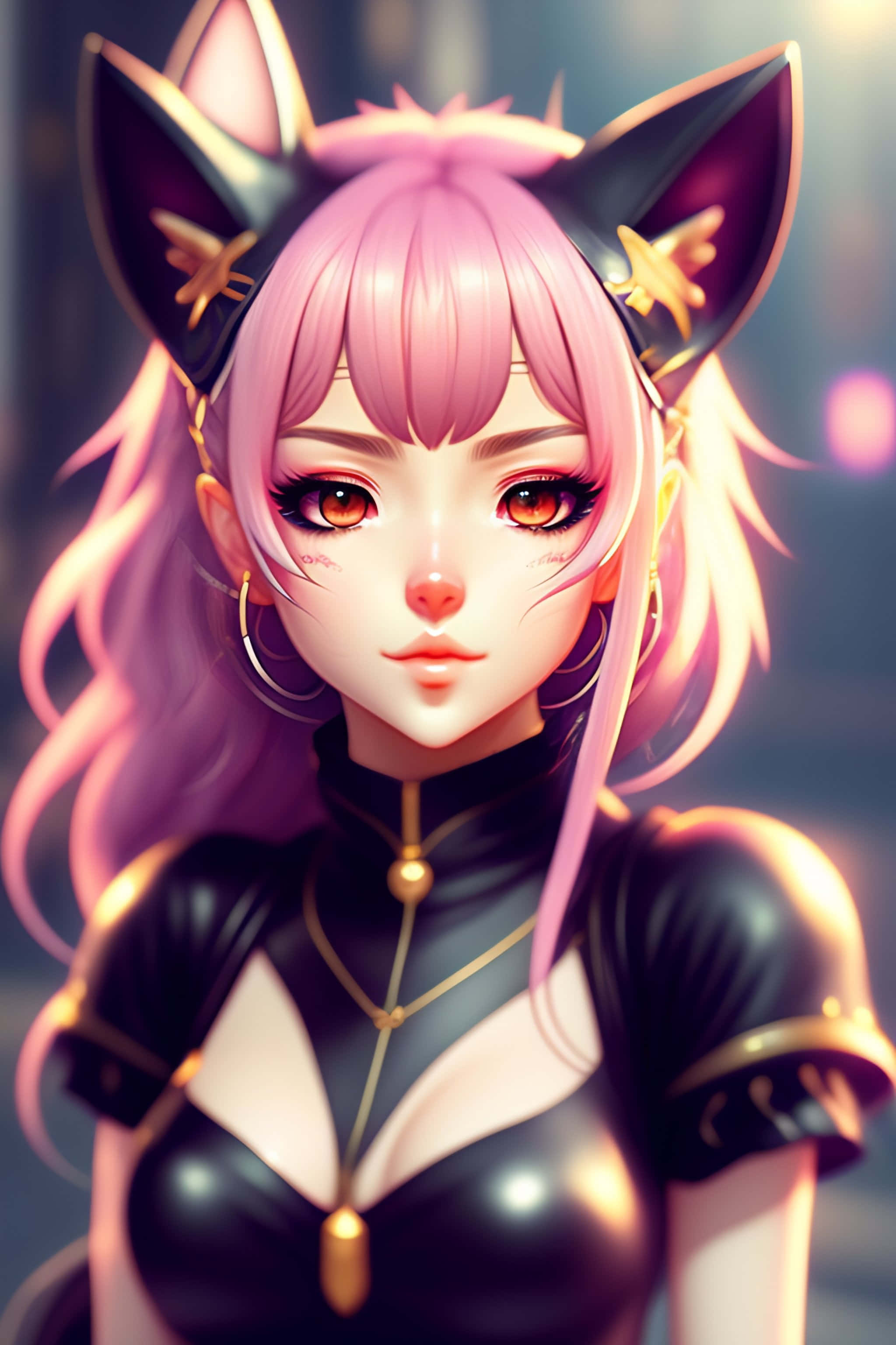 可愛 Kuromi 粉絲藝術桌布 壁紙