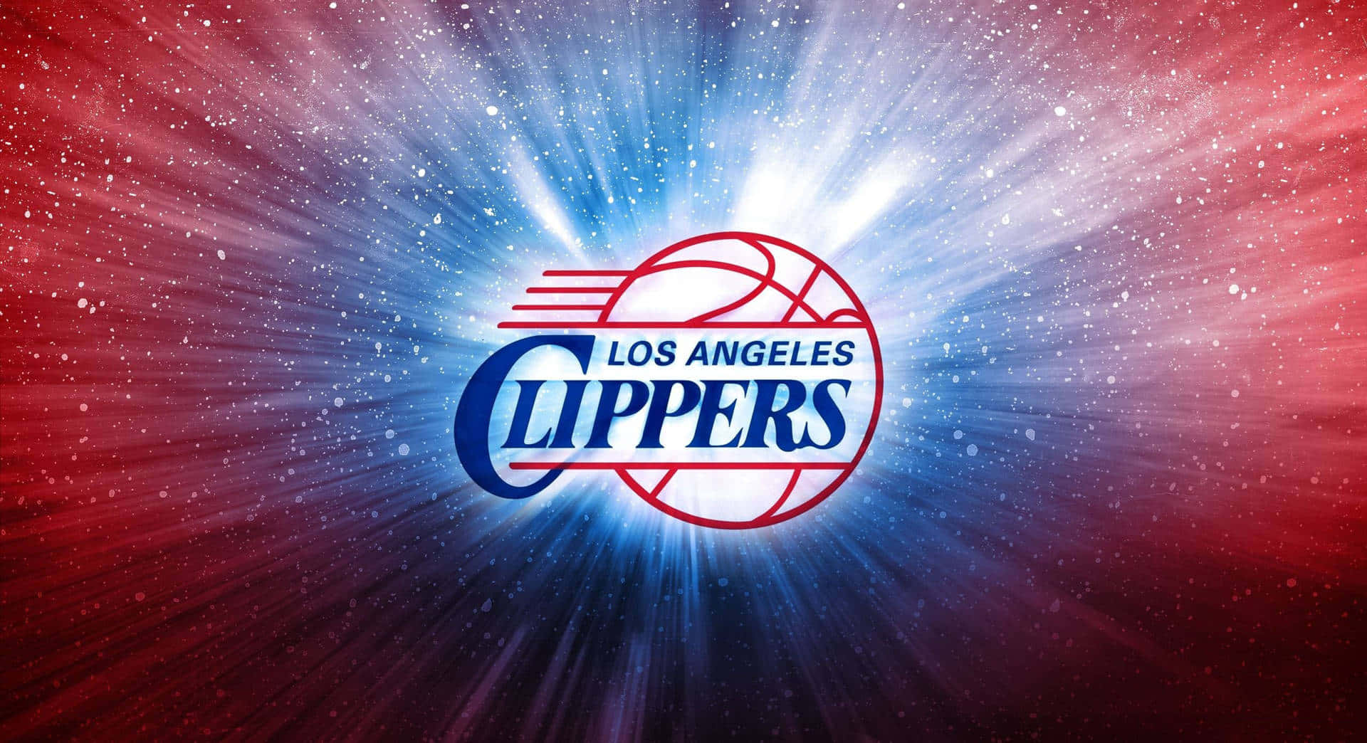 LA Clippers 標誌在星際銀河中閃耀 壁紙