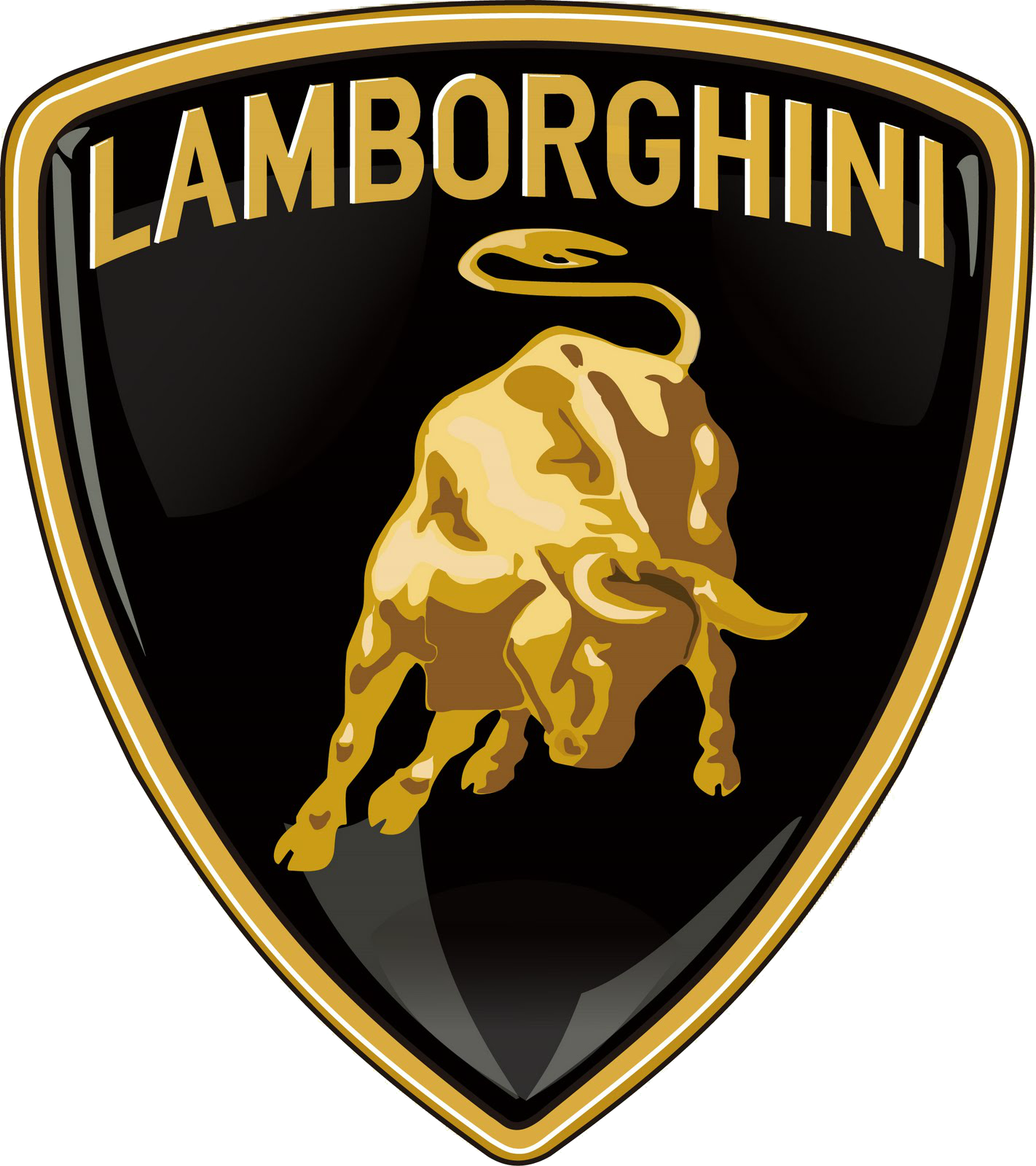 Lamborghini 金色公牛標誌 壁紙