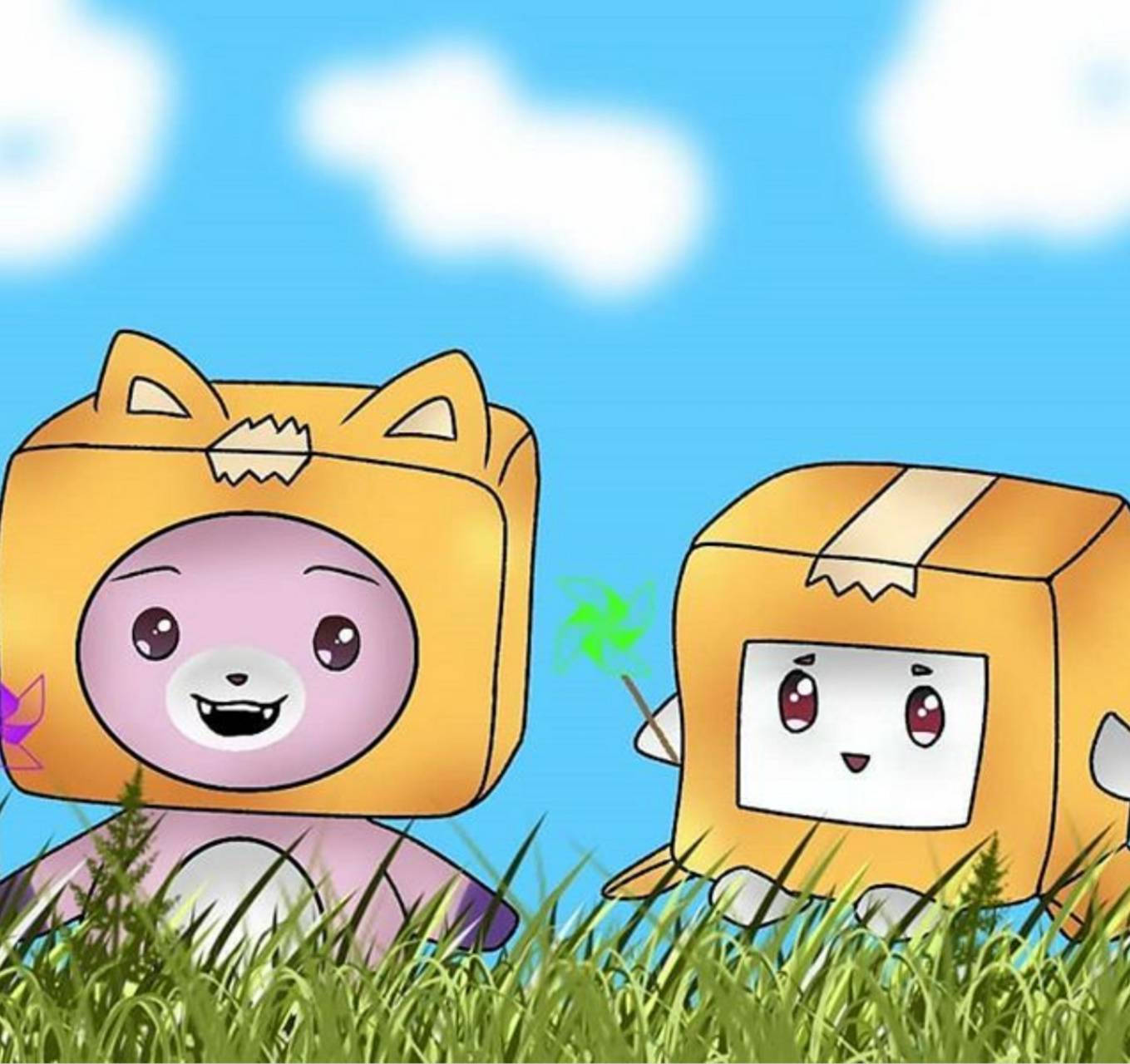 LankyBox Boxy 與 Foxy 壁紙