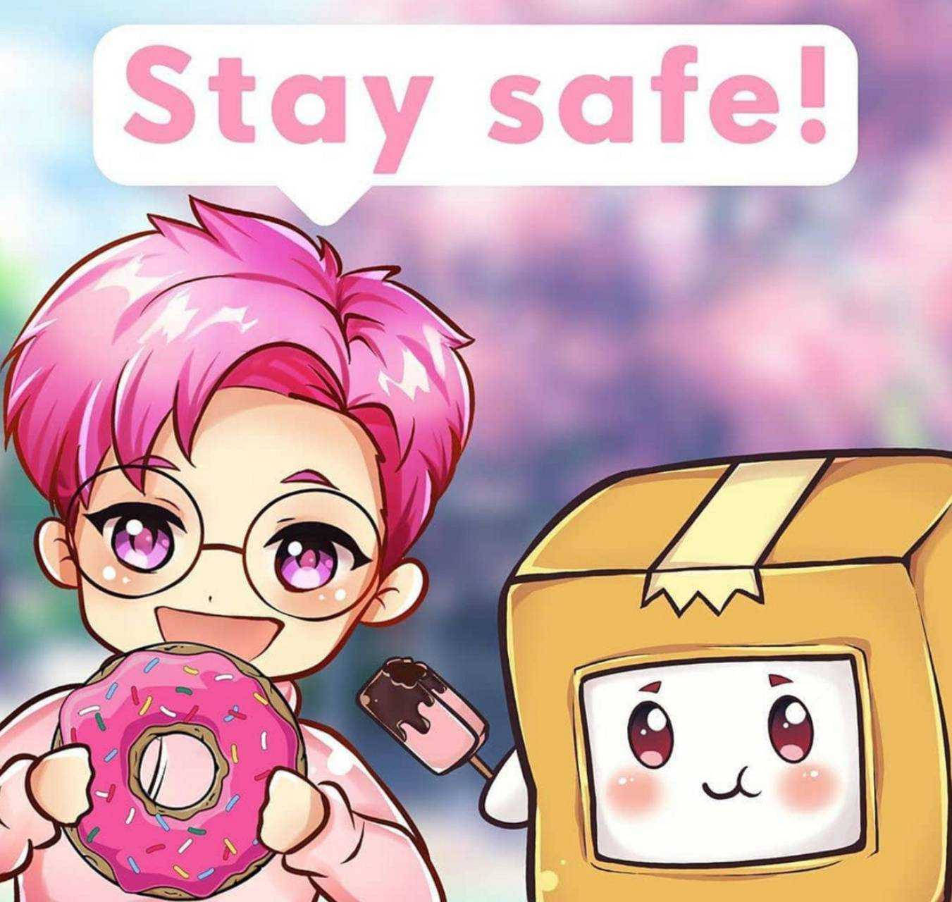LankyBox 动画贾斯汀与Boxy 壁紙