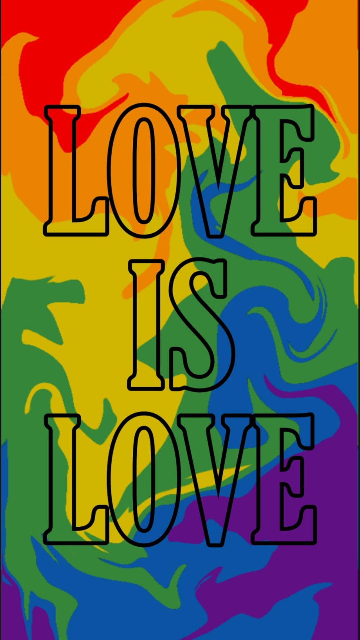 抽象爱情无界 LGBT手机壁纸 壁紙