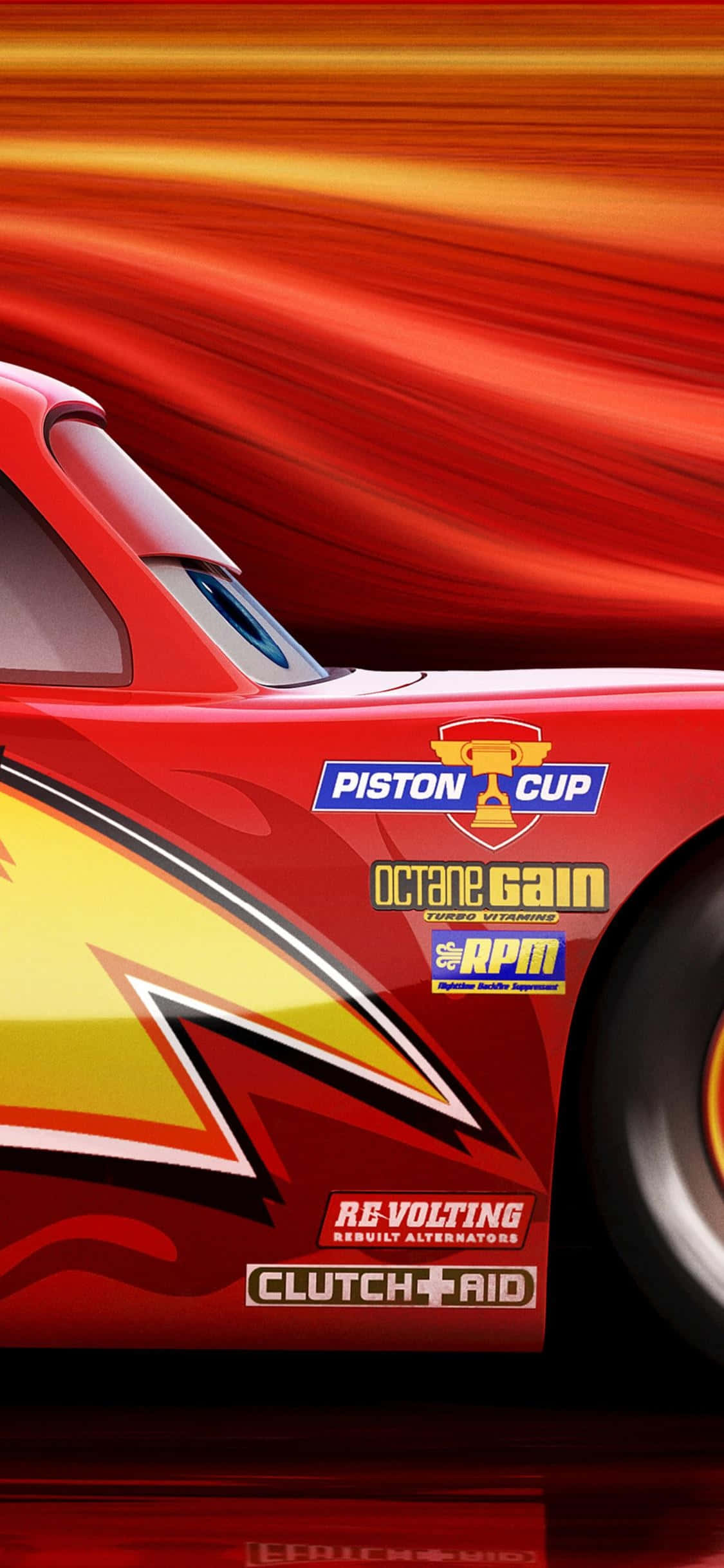 Lightning Montgomery McQueen iPhone X 賽車背景 壁紙