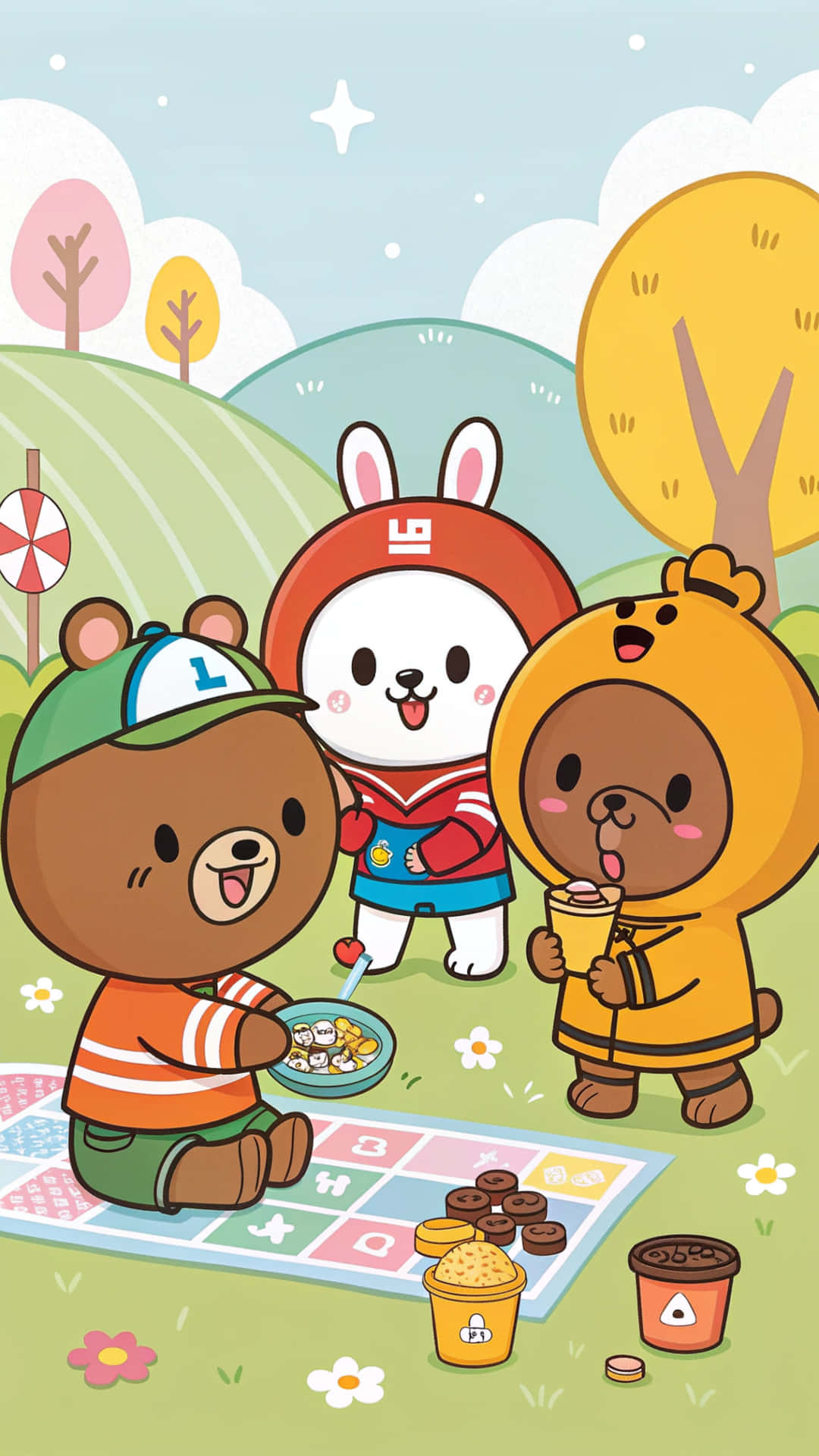 Line Friends 桌布 壁紙
