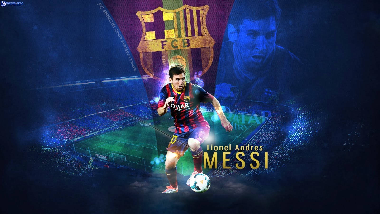 世界知名足球巨星 Lionel Andres Messi 壁紙