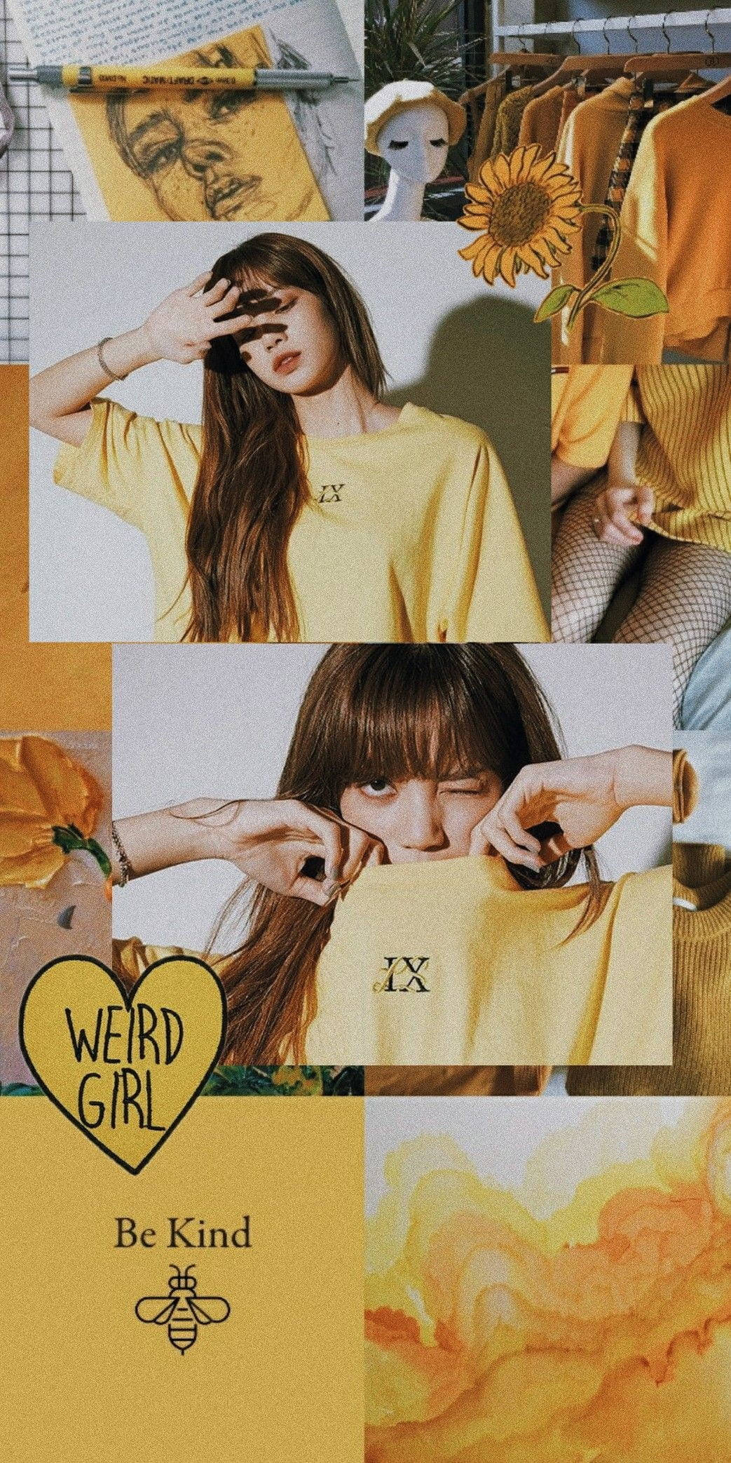 Lisa Blackpink HD 美學拼貼 壁紙