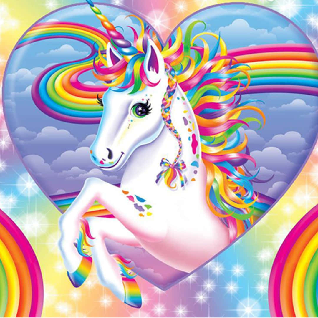 Lisa Frank 彩虹獨角獸 壁紙