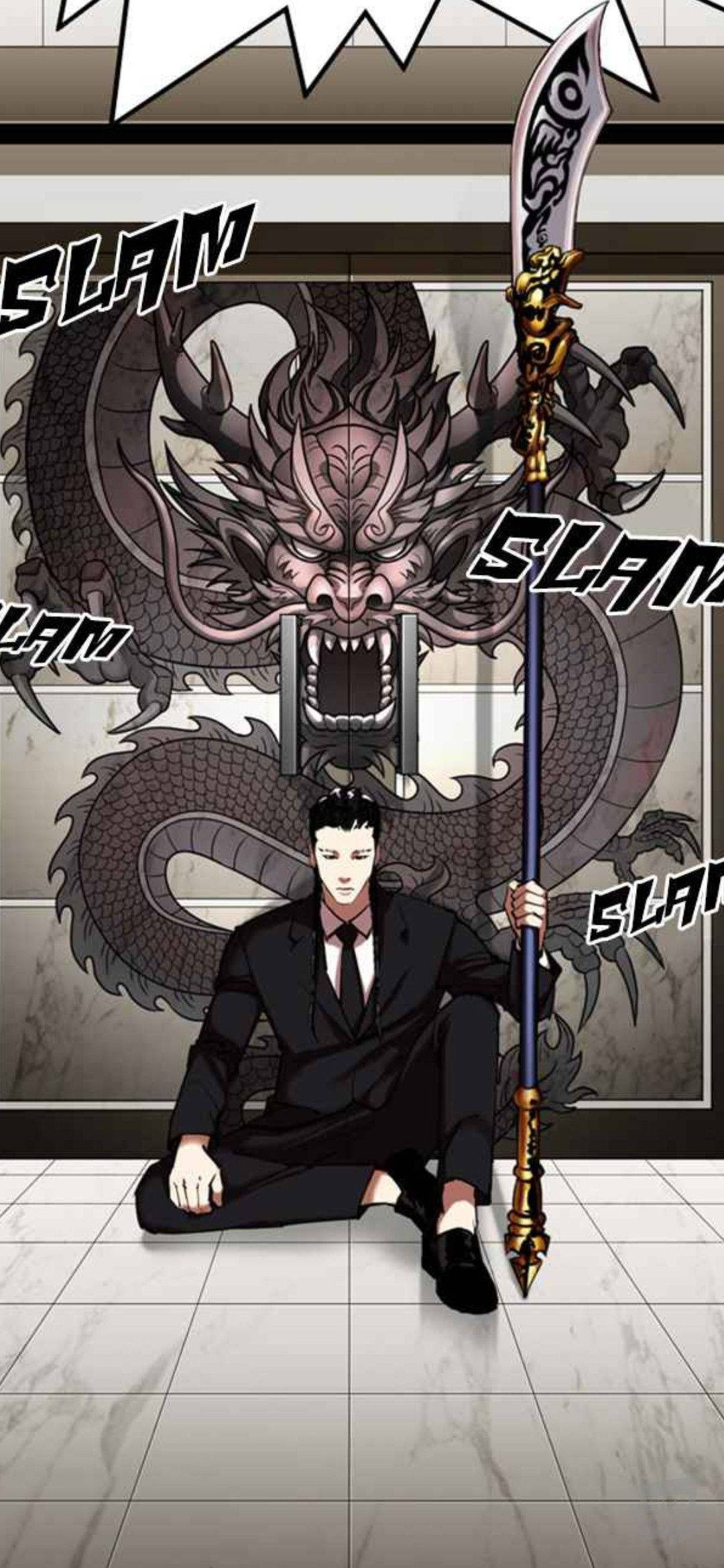 《Lookism》手持武器的李曉龍 壁紙