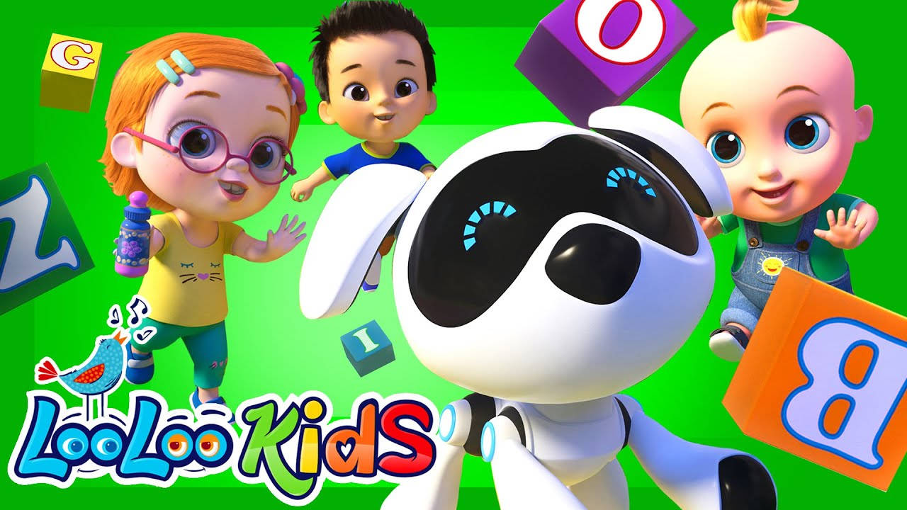 Looloo Kids 追逐機器狗 壁紙