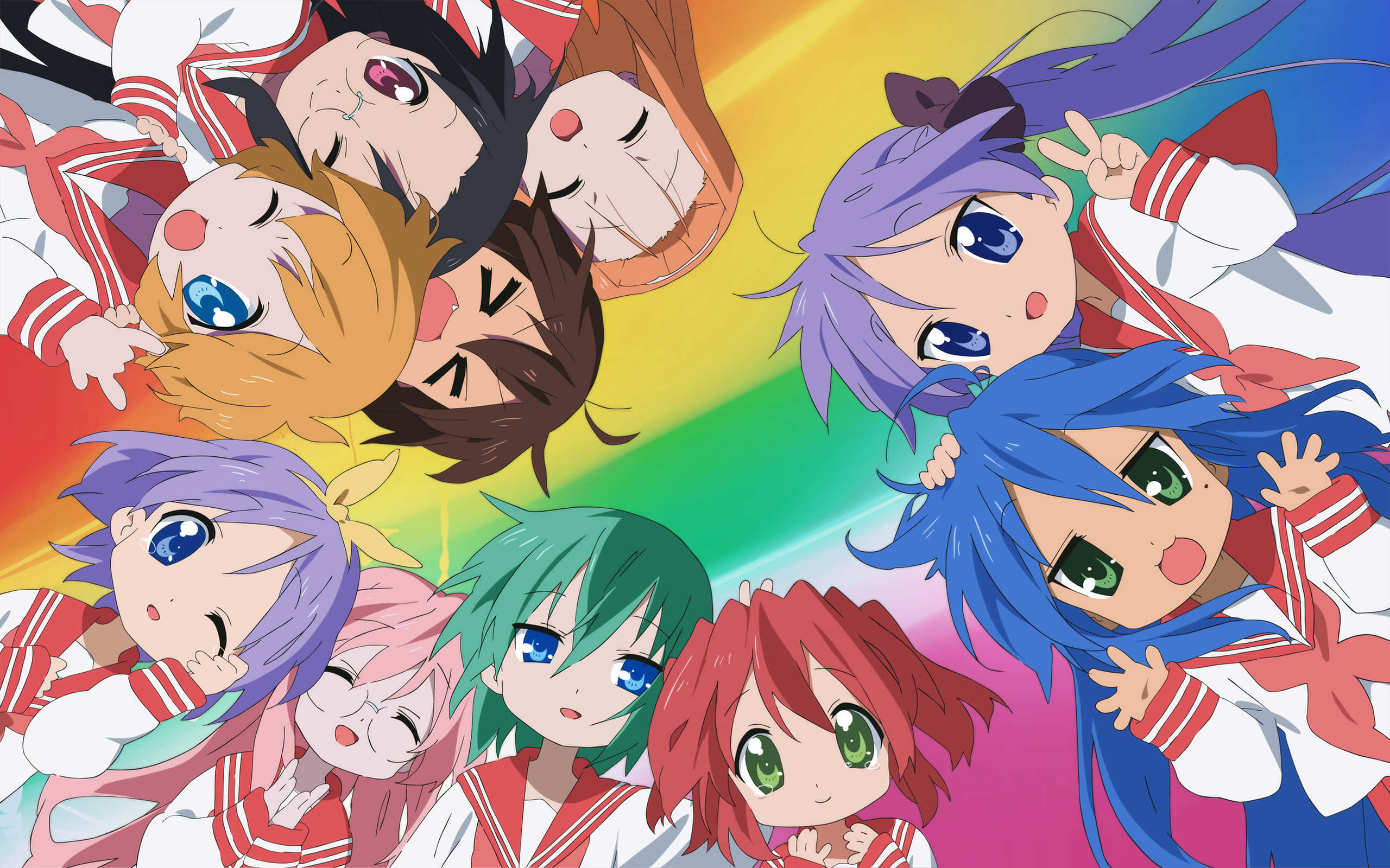 Lucky Star 動畫海報 壁紙