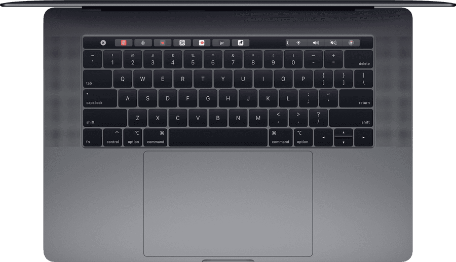 MacBook Pro 鍵盤俯視圖 壁紙
