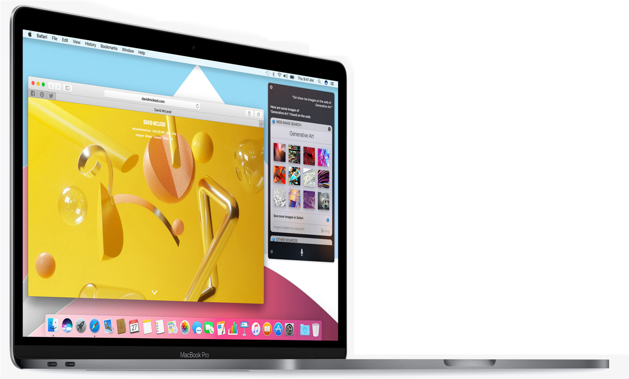 MacBook Pro 雙螢幕設置 壁紙