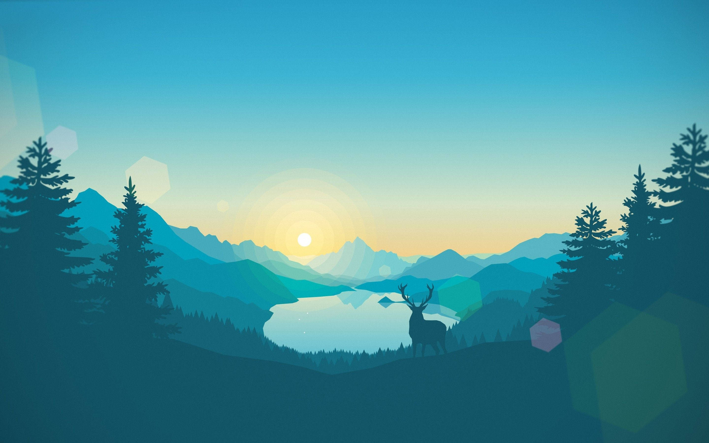 MacBook Pro Firewatch日出 壁紙