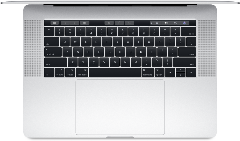 MacBook Pro 鍵盤與觸控板俯視圖 壁紙