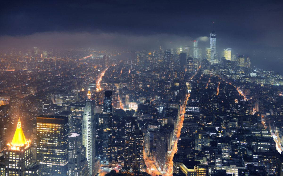 MacBook Pro 哥谭市夜景 壁紙