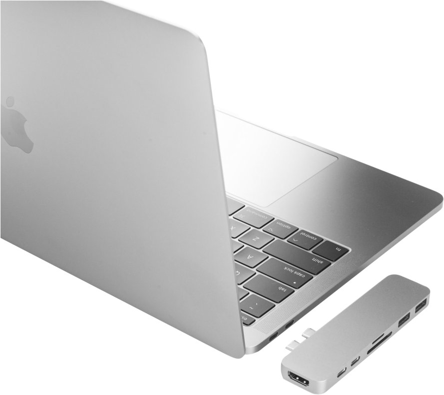 MacBook Pro 搭配 USB-C 集线器 壁紙