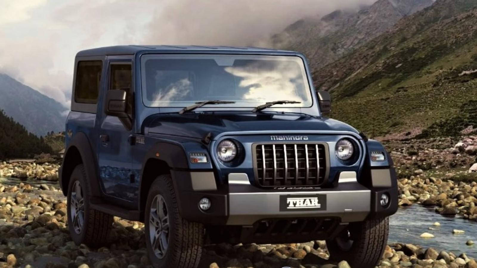 Mahindra Thar 2021 岩石路 壁紙