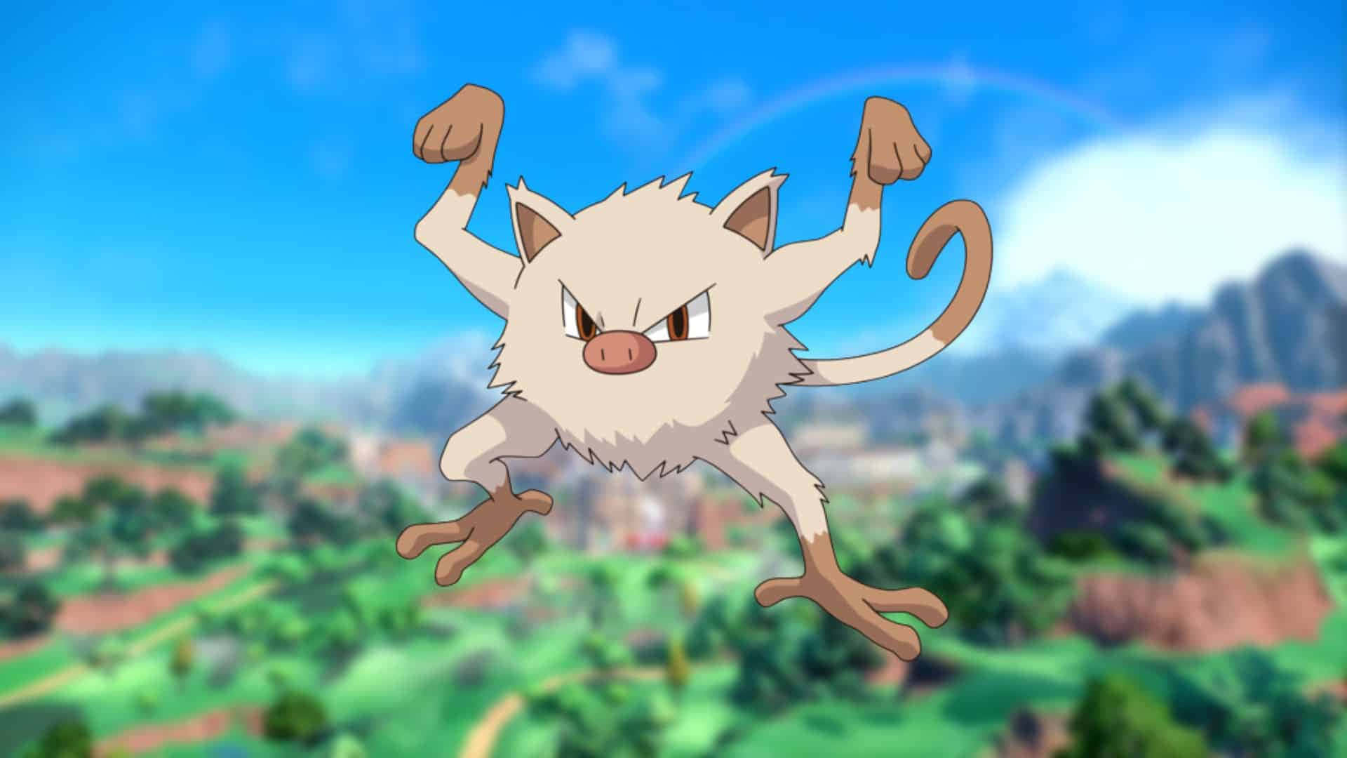 Mankey 未進化 火暴猴 2D 插畫 壁紙