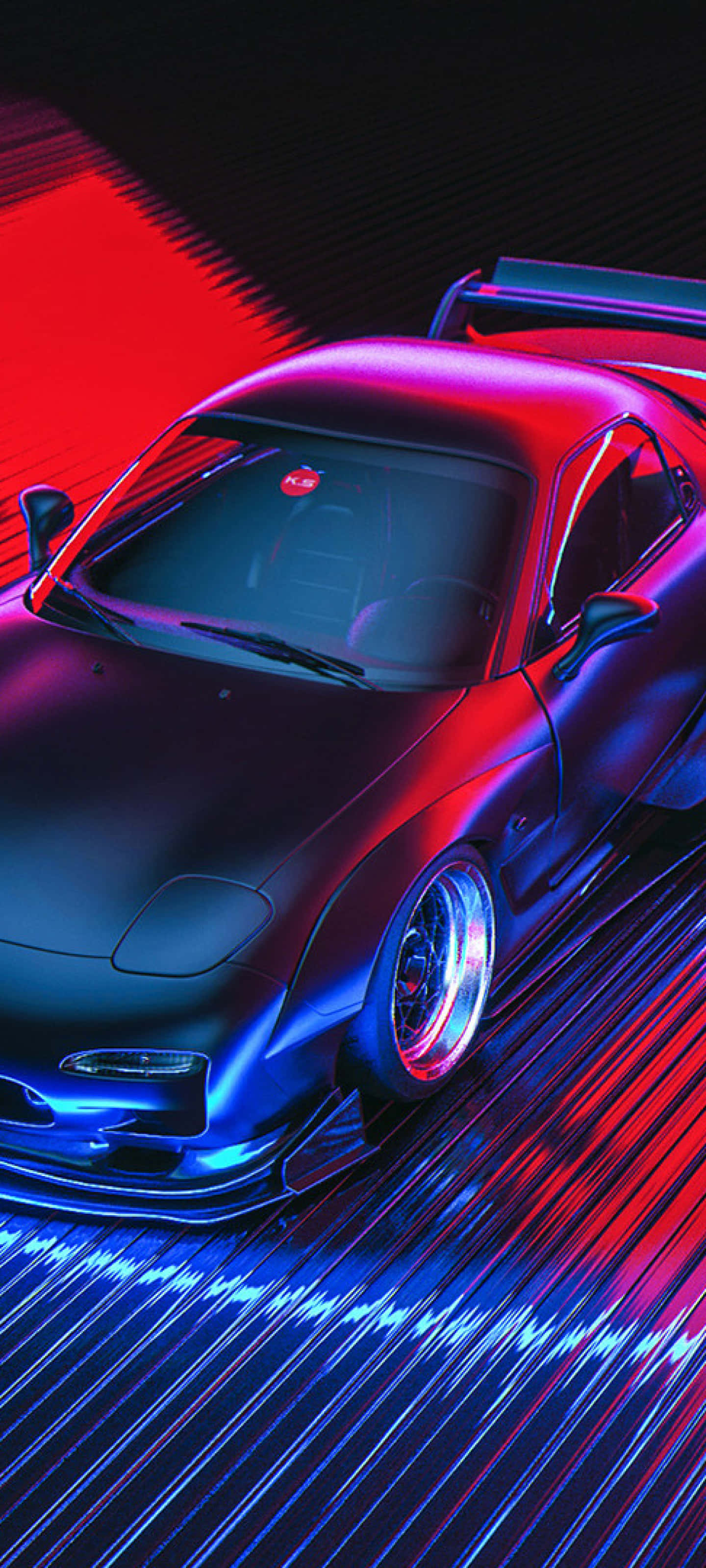 Mazda RX-7 像素3 《Need For Speed Heat》背景 壁紙