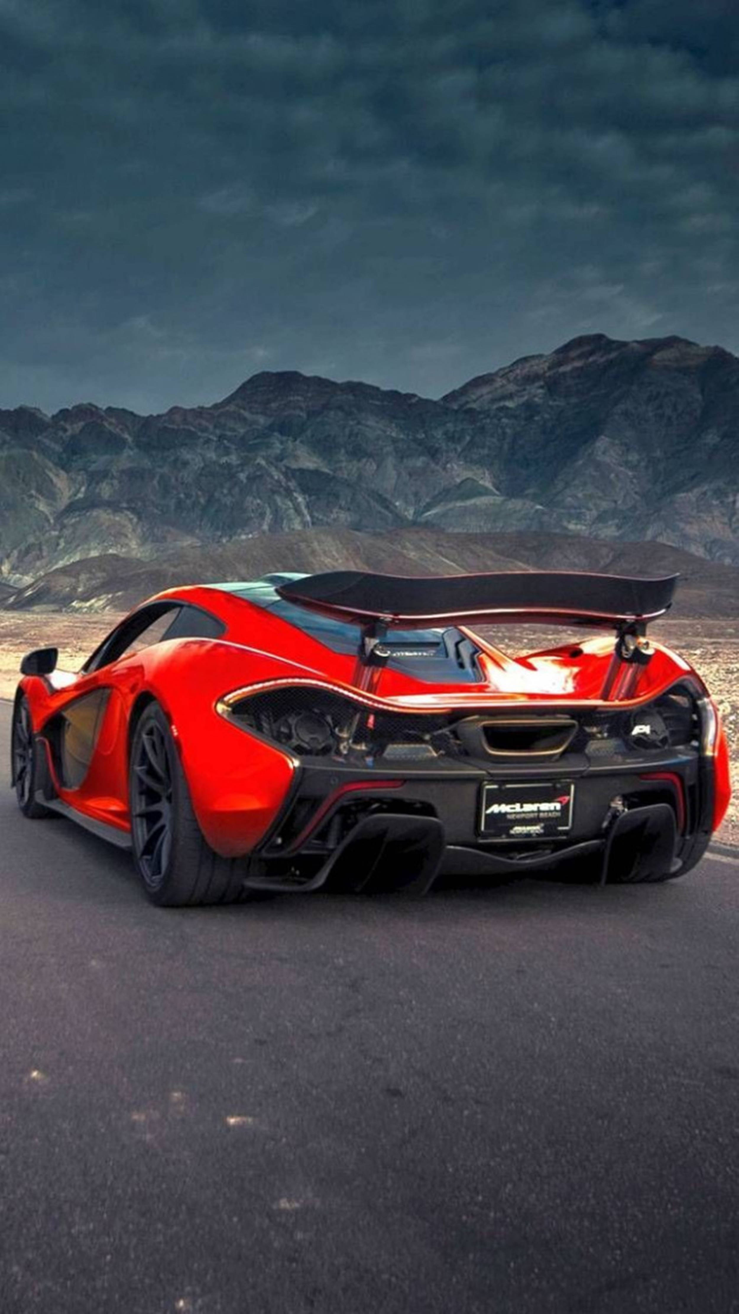 McLaren iPhone P1 红色特别版 壁紙