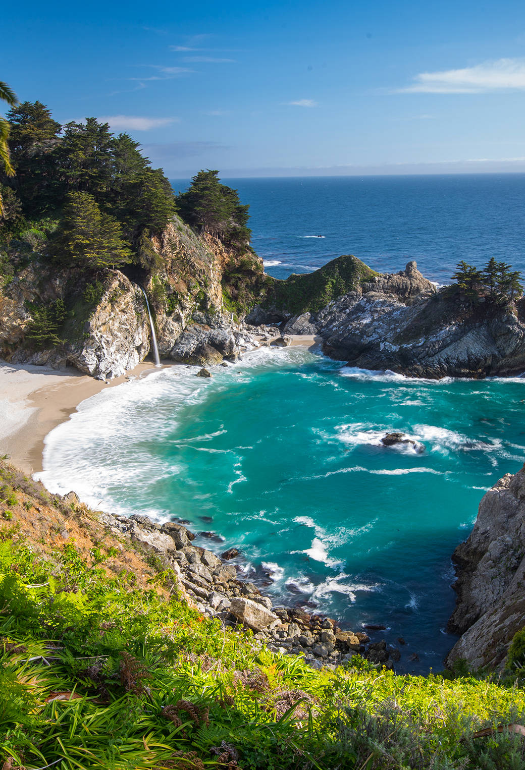 McWay Falls 大瑟爾 iPhone 加州 壁紙