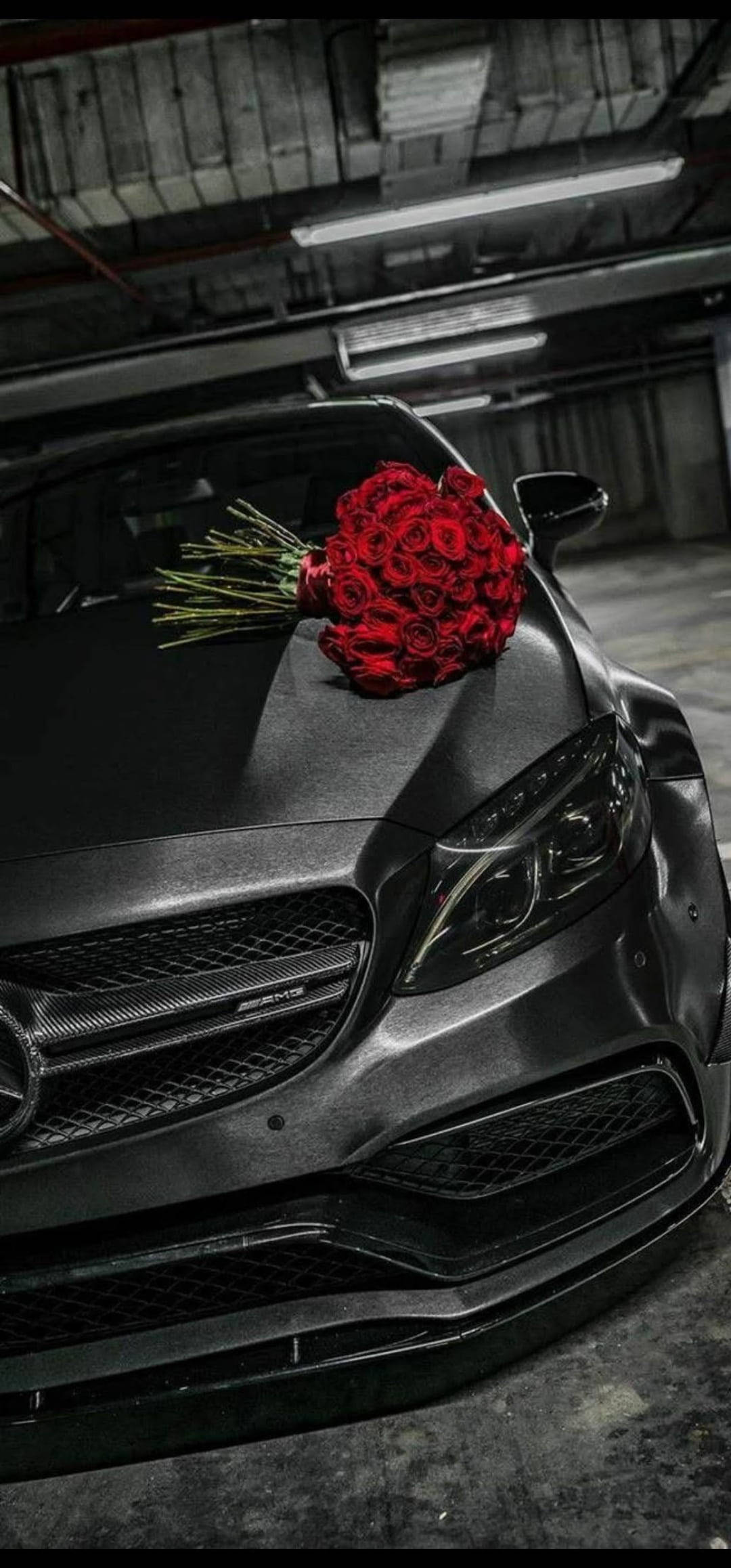 Mercedes iPhone X 3D玫瑰 壁紙