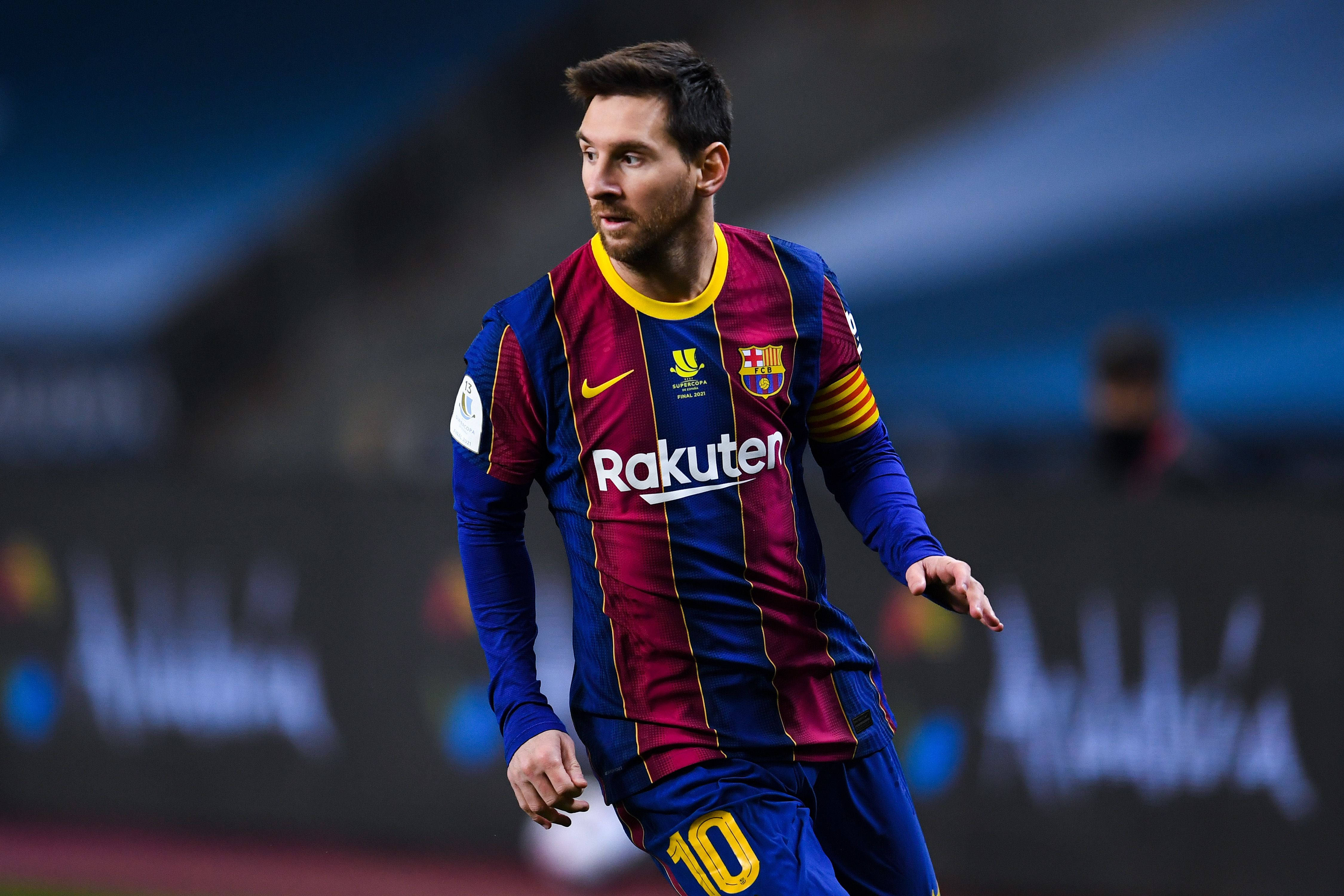 Messi 2021 FCB 足球 壁紙