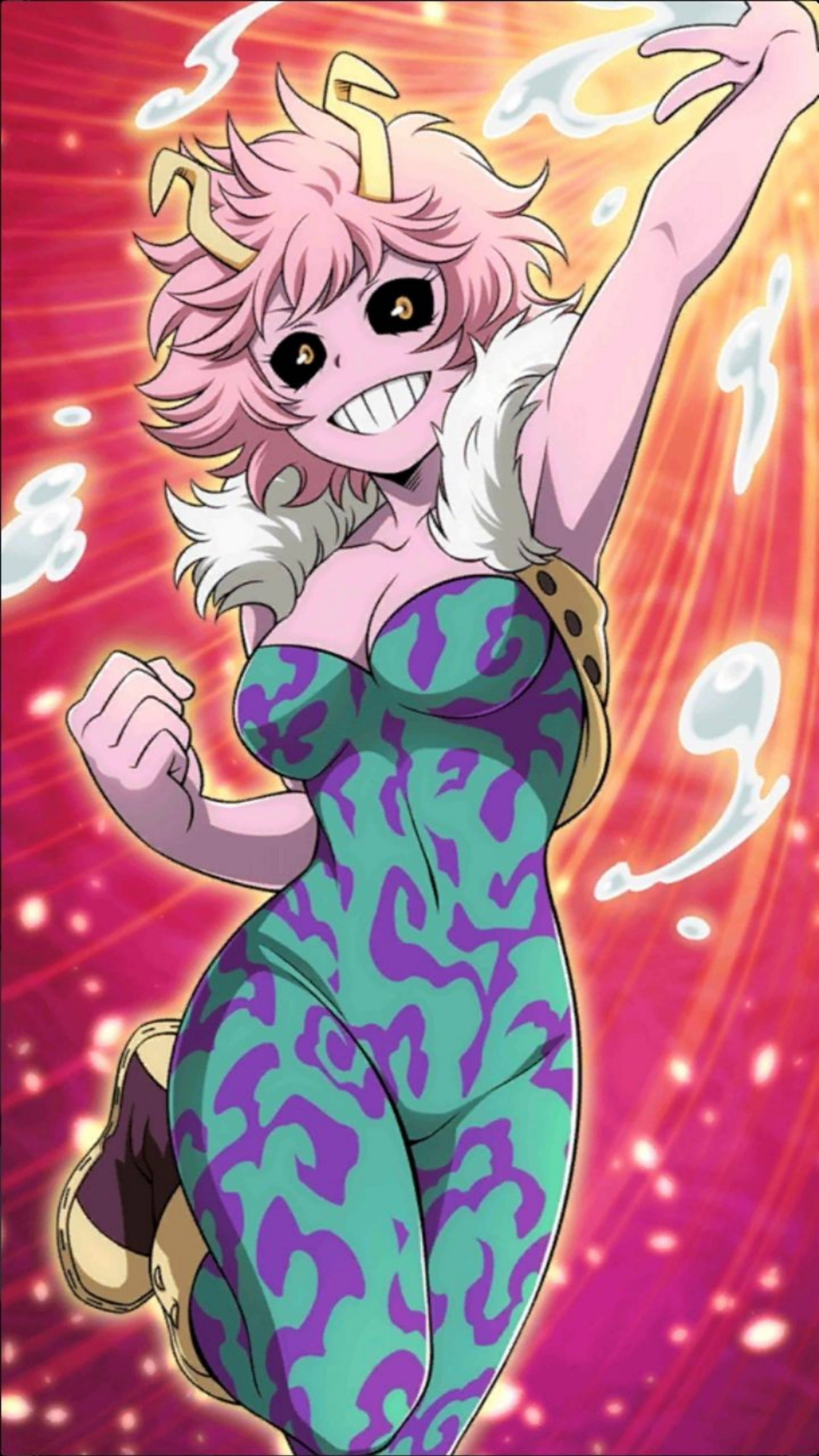 Mina Ashido《我的英雄学院》iPhone 壁纸 壁紙