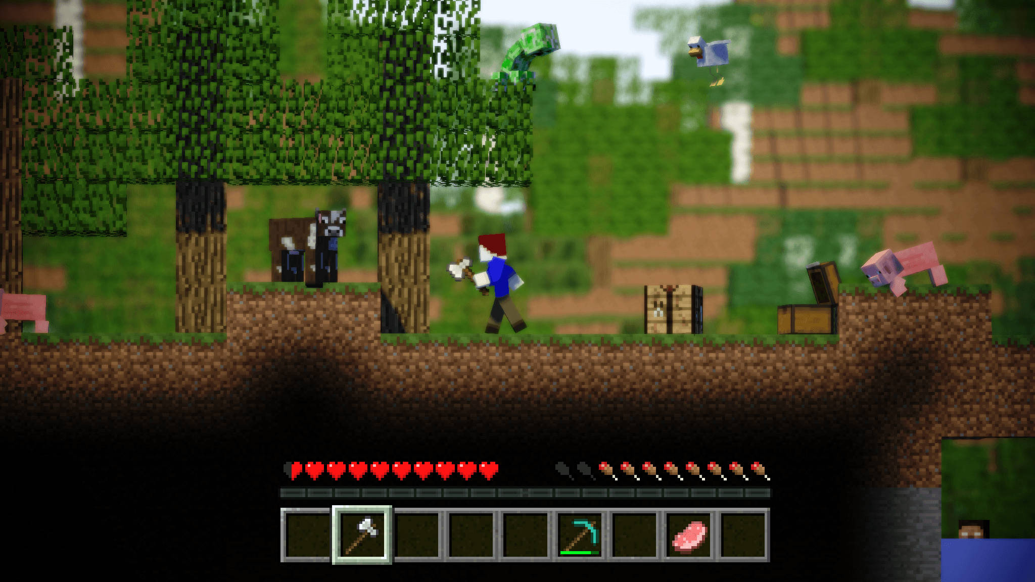 Minecraft 3D 動作冒險 壁紙
