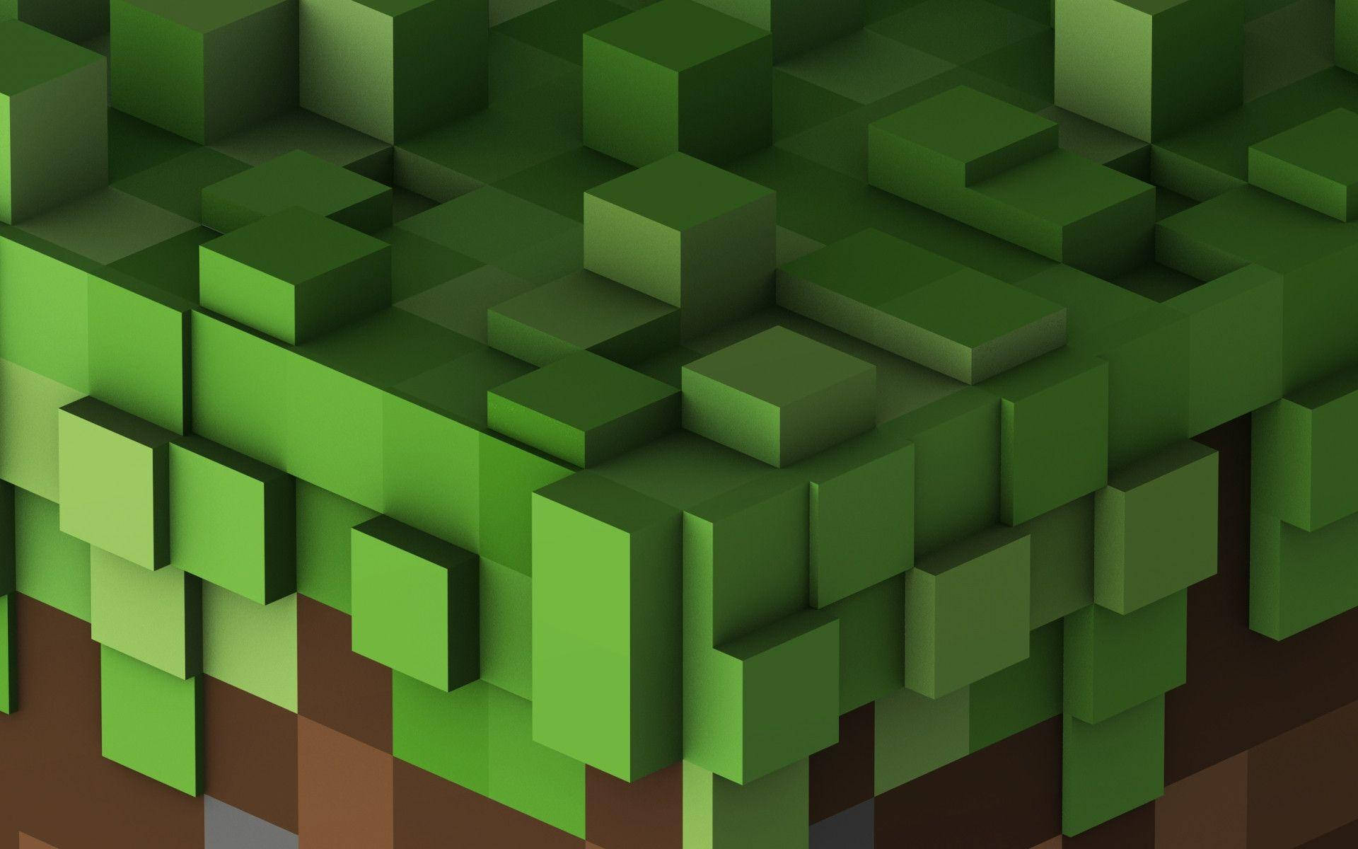 Minecraft 的方塊世界 壁紙
