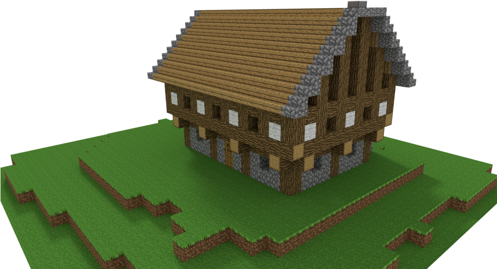 Minecraft風格虛擬豪宅模型 壁紙