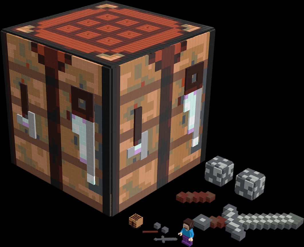 Minecraft：合成台與工具 壁紙
