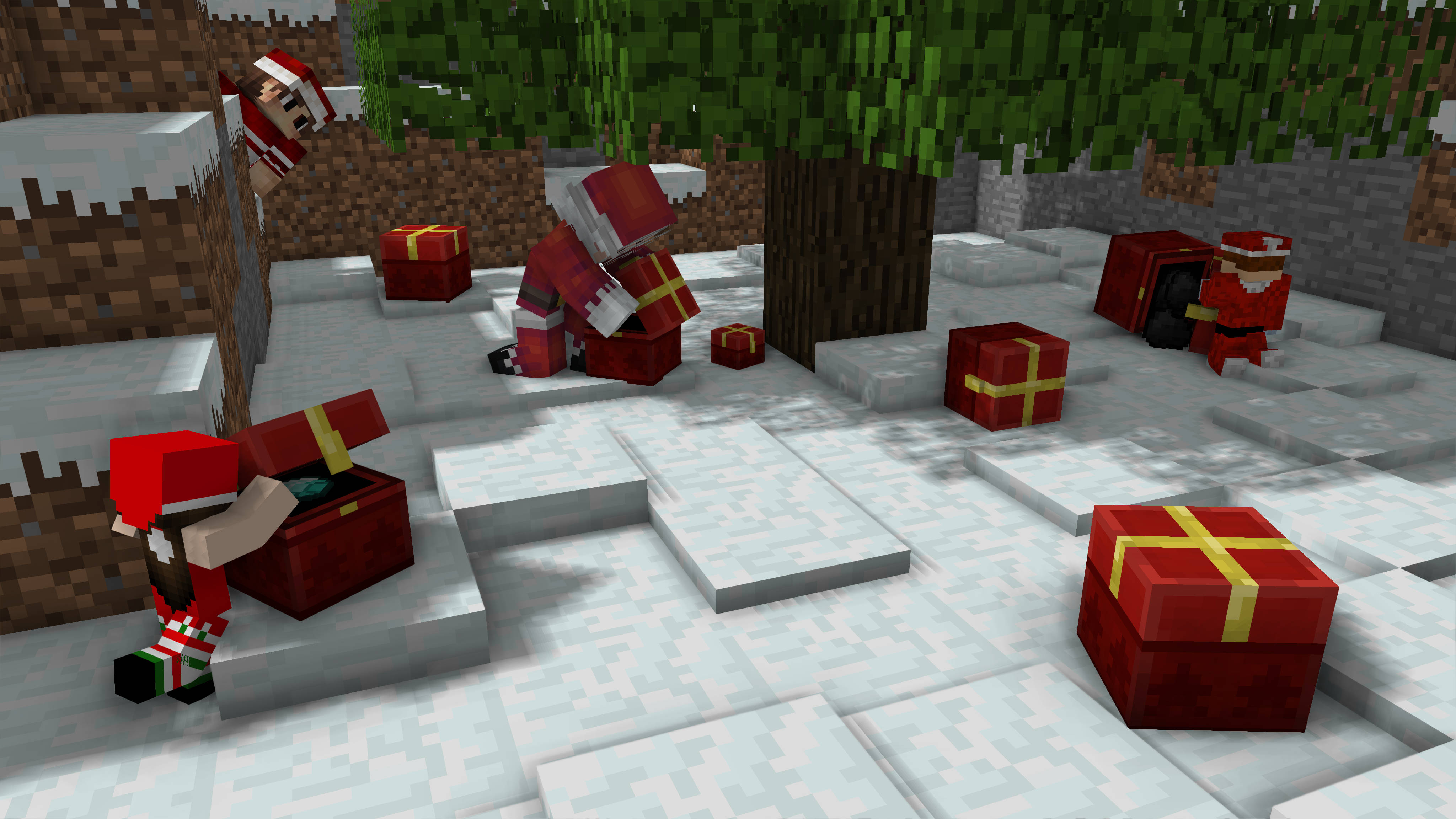 移動版Minecraft聖誕快樂 壁紙
