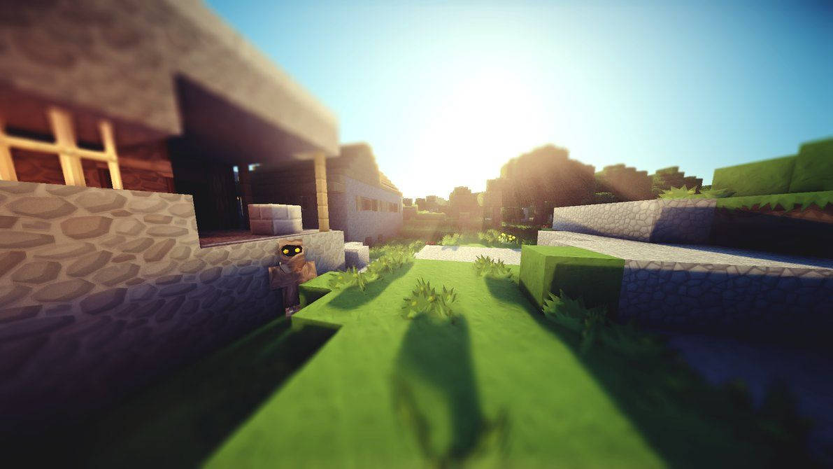 Minecraft中晴朗明媚的一天 壁紙
