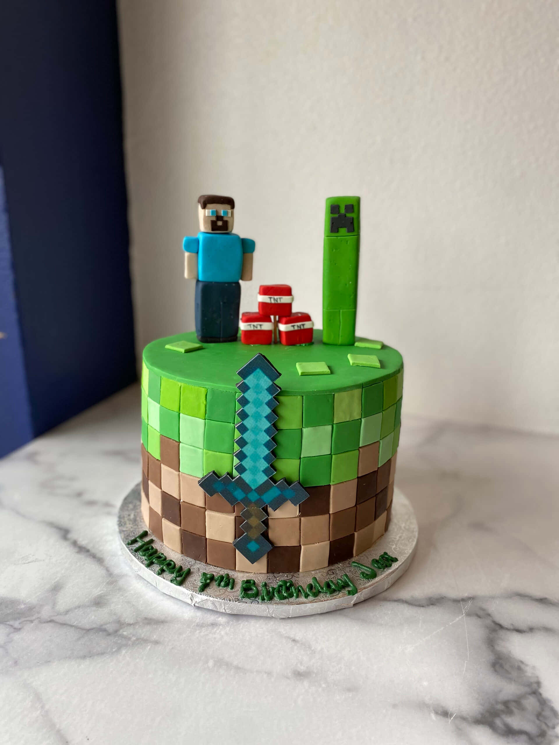 多款獨特 Minecraft 蛋糕，為任何活動增添光彩 壁紙