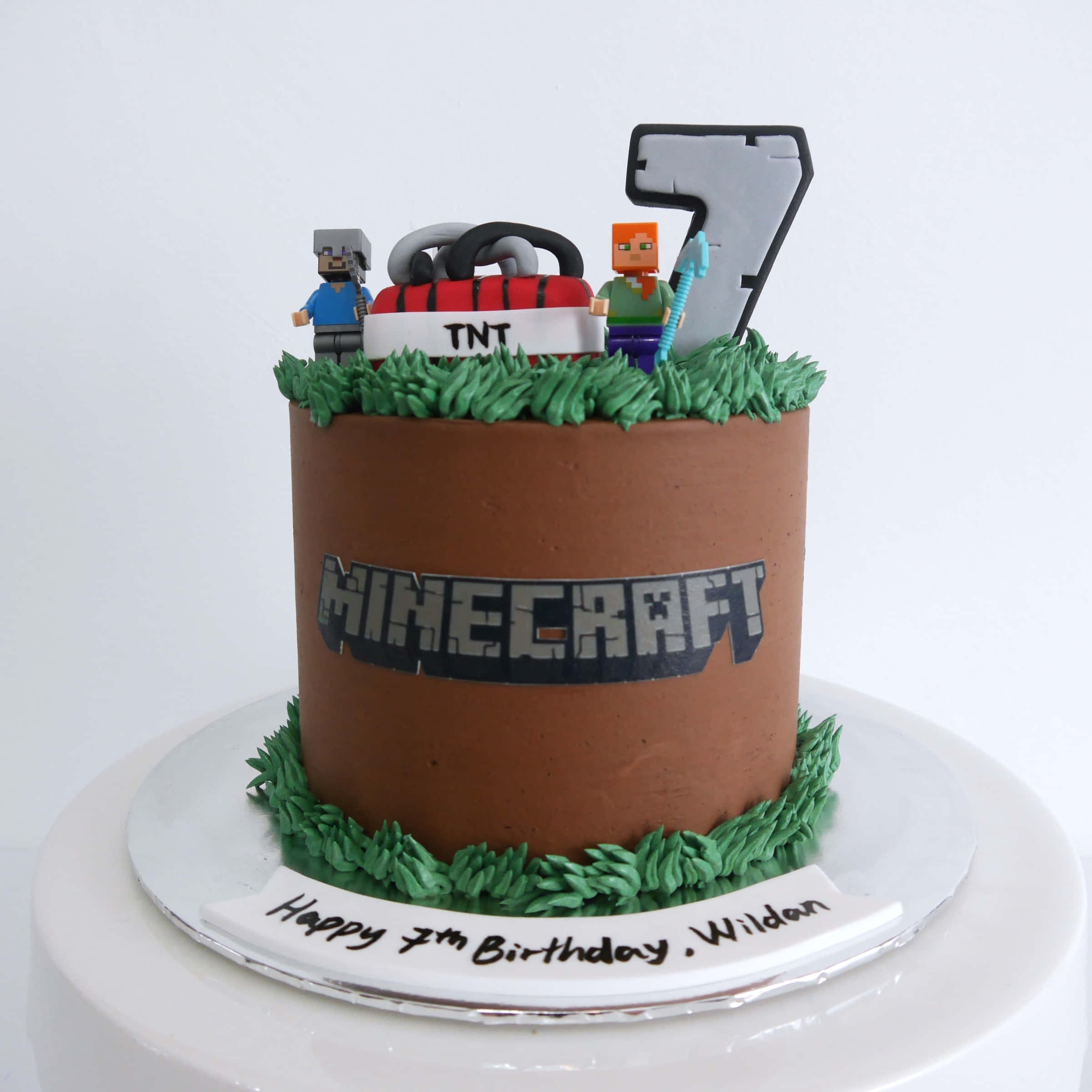 美味诱人的 Minecraft 主题蛋糕 壁紙
