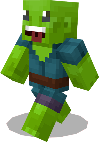 Minecraft殭屍角色.PNG 壁紙
