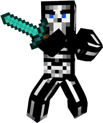 Minecraft_角色_持剑.PNG 壁紙