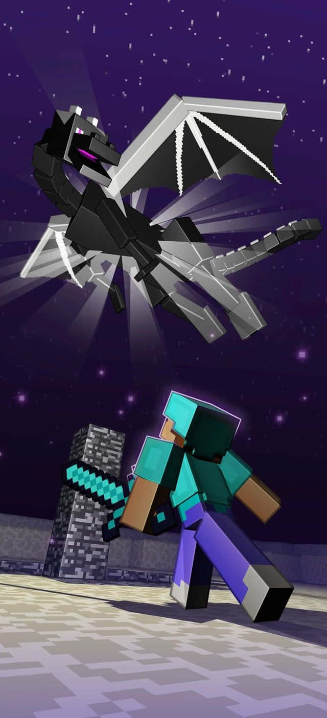 Minecraft 角色展現探險樂趣 壁紙