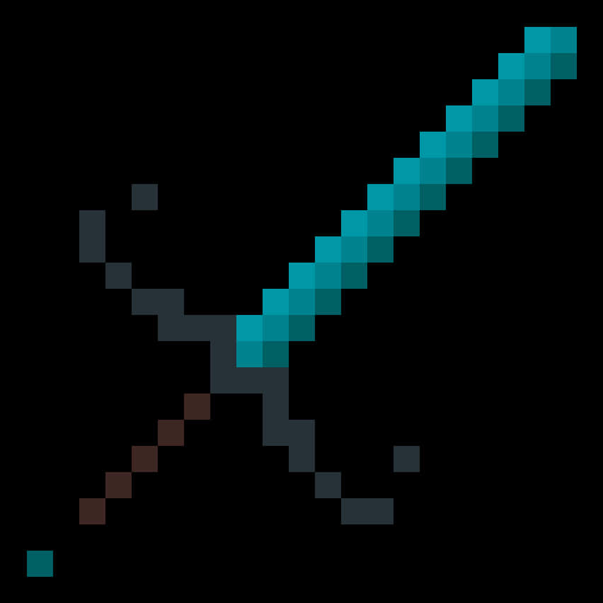Minecraft 鑽石劍圖案 壁紙