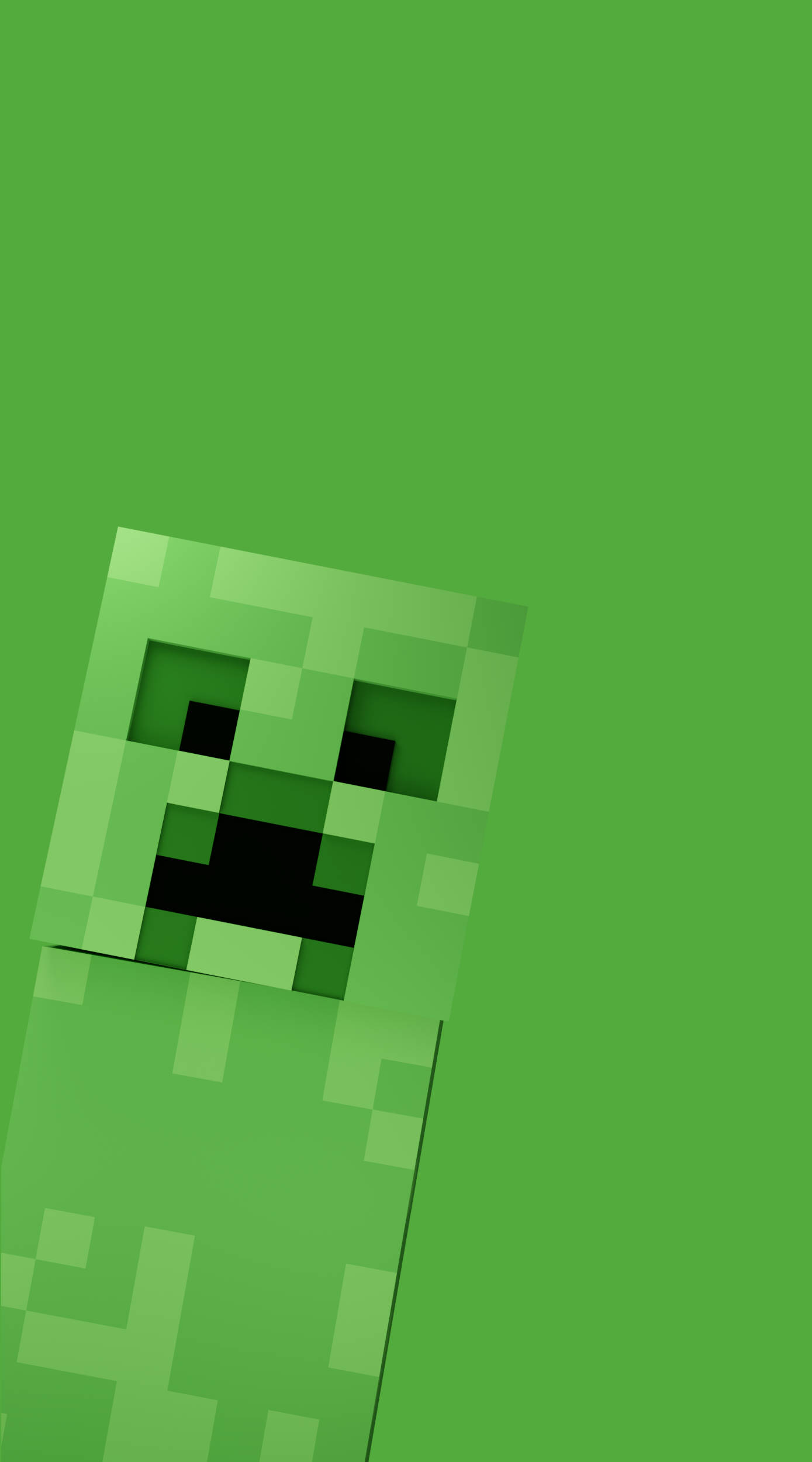 Minecraft 手機綠色苦力怕 壁紙