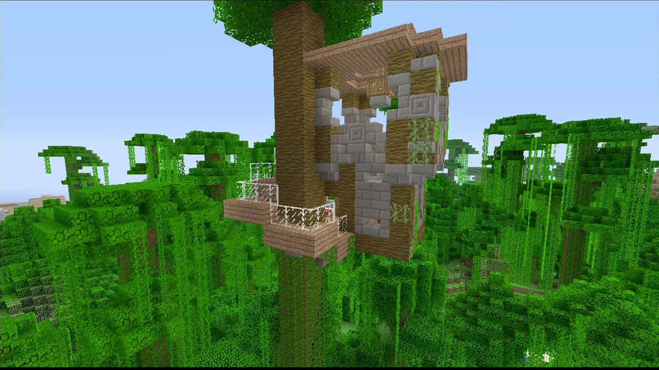 Minecraft 樹屋設計靈感 Minecraft 樹屋設計靈感 壁紙
