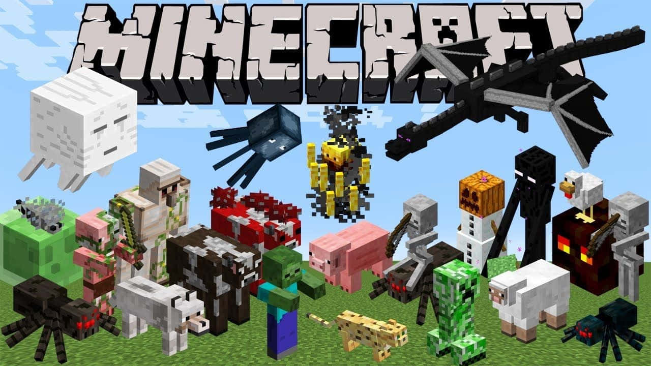 Minecraft 生物海报 壁紙