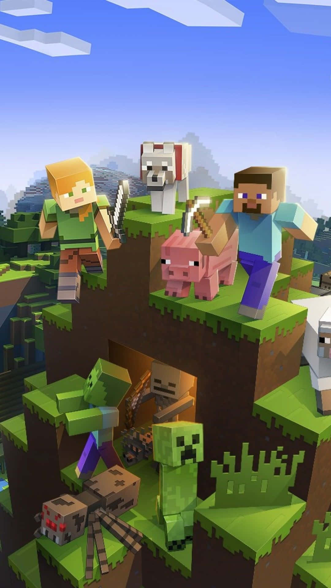 Minecraft 角色 Android 壁紙