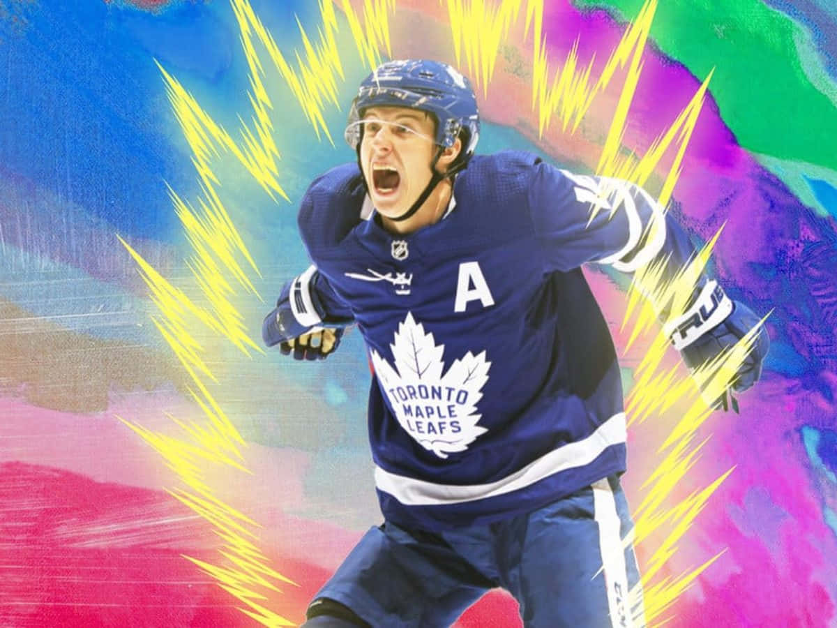 Mitchell Marner 超級賽亞人粉絲藝術 壁紙